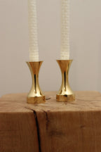 A Pair of Swedish Mid-Century GUSUM Candlestick Holder Noah Ancienne