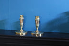 Antique Aesthetic Movement Brass And Copper Candle Holders Noah Ancienne