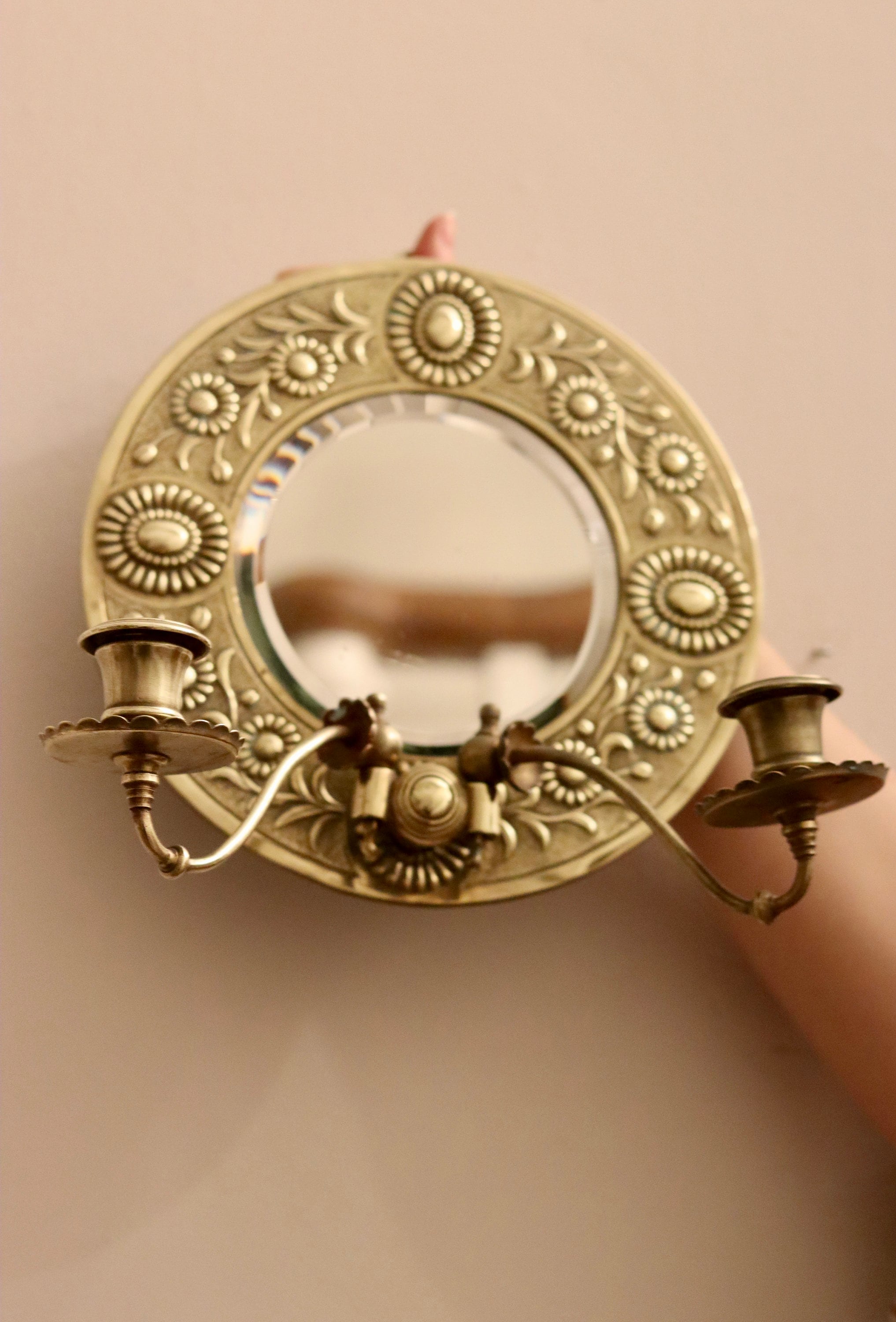 Antique Aesthetic Movement Brass Sconces C1880 Noah Ancienne