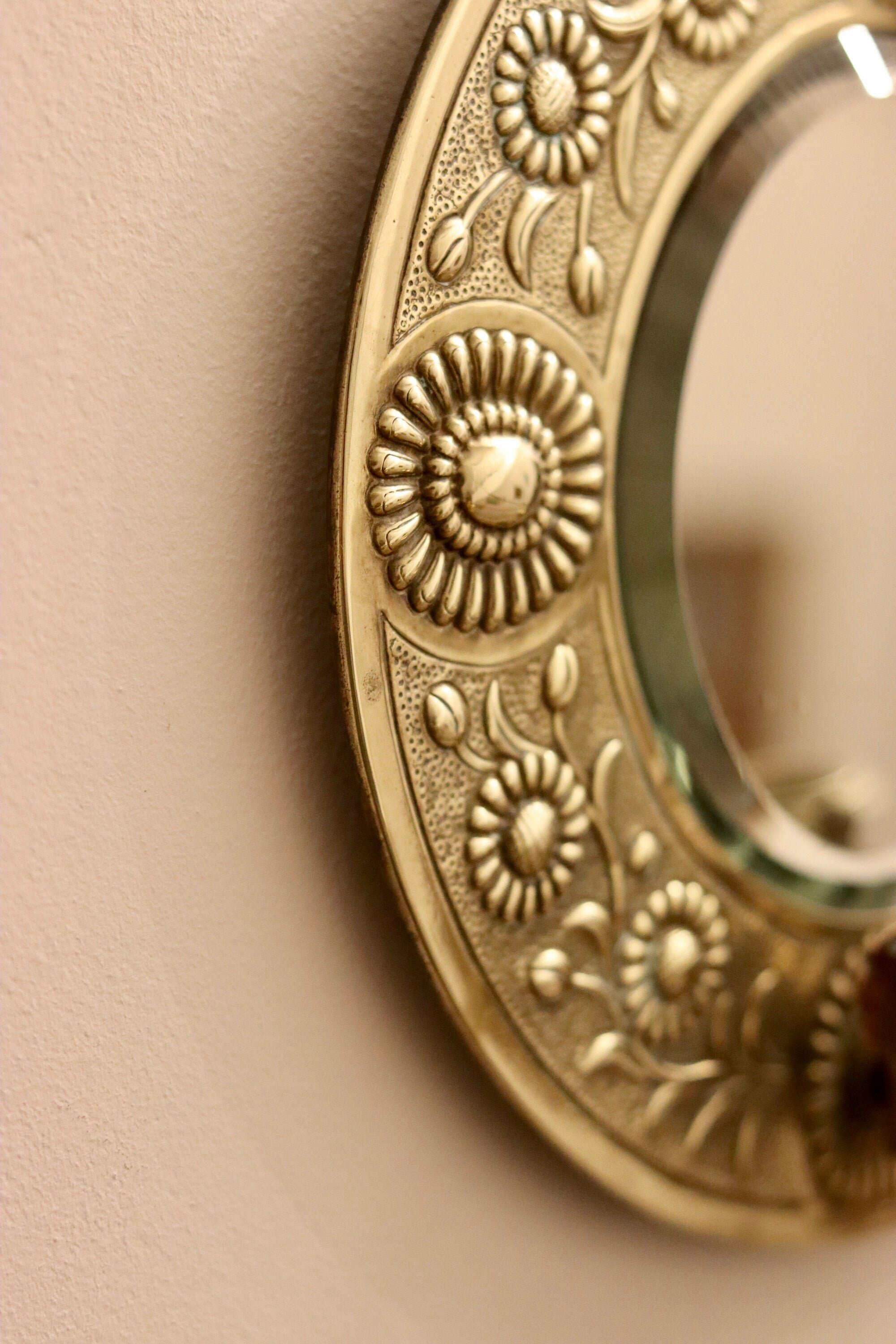 Antique Aesthetic Movement Brass Sconces C1880 Noah Ancienne