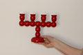 Four-Arm Swedish Bobbin Candelabra Noah Ancienne