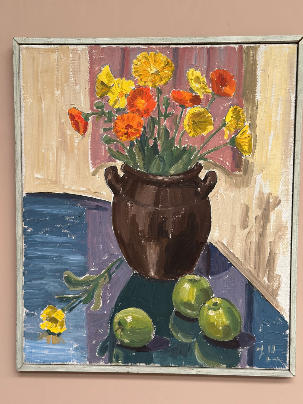 “Apples and Flowers”