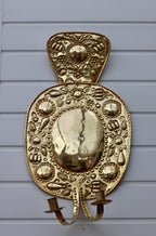 Large Mid-Century Swedish Brass Sconces Noah Ancienne