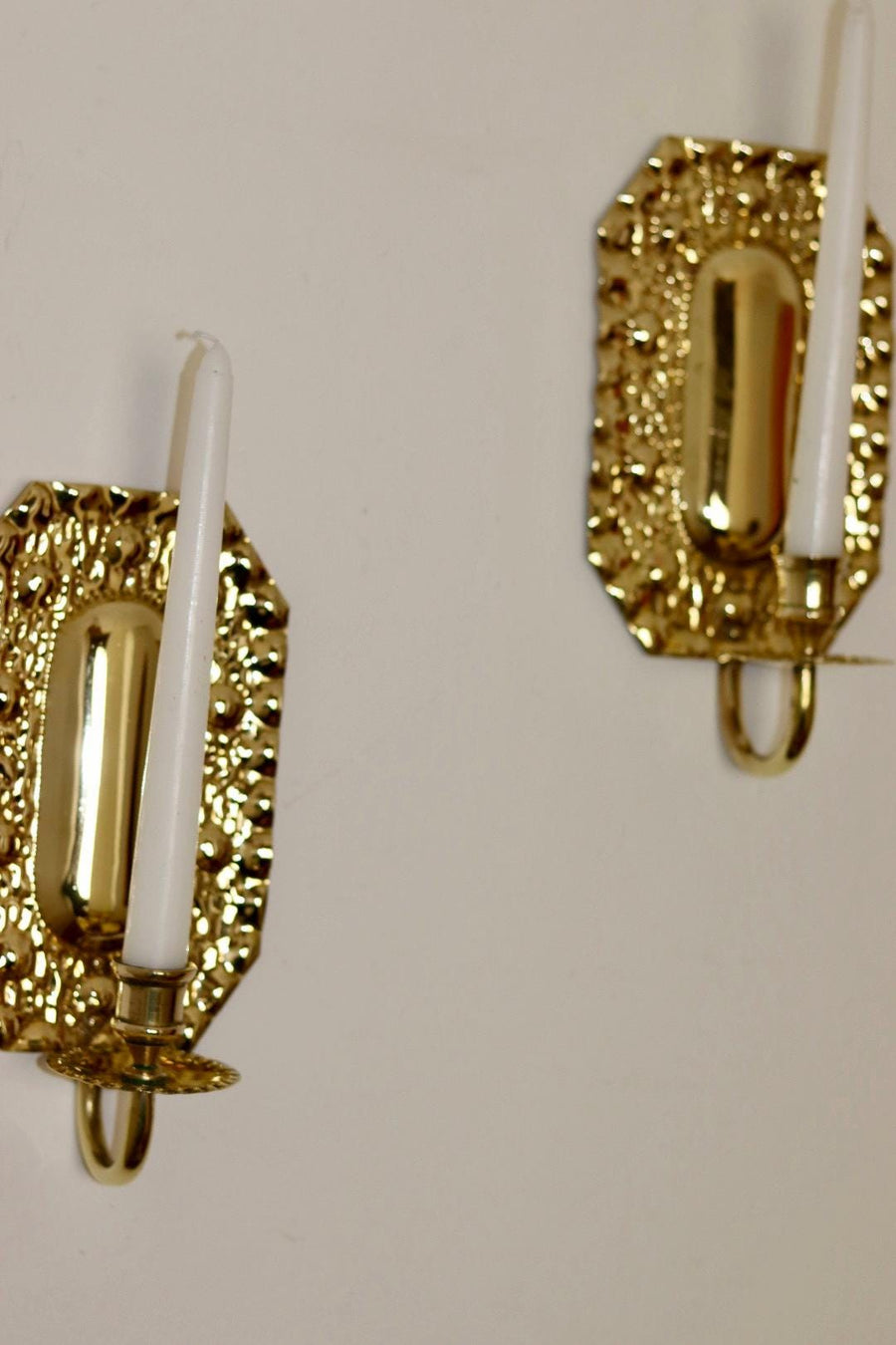 Mid Century Swedish Brass Sconces Noah Ancienne