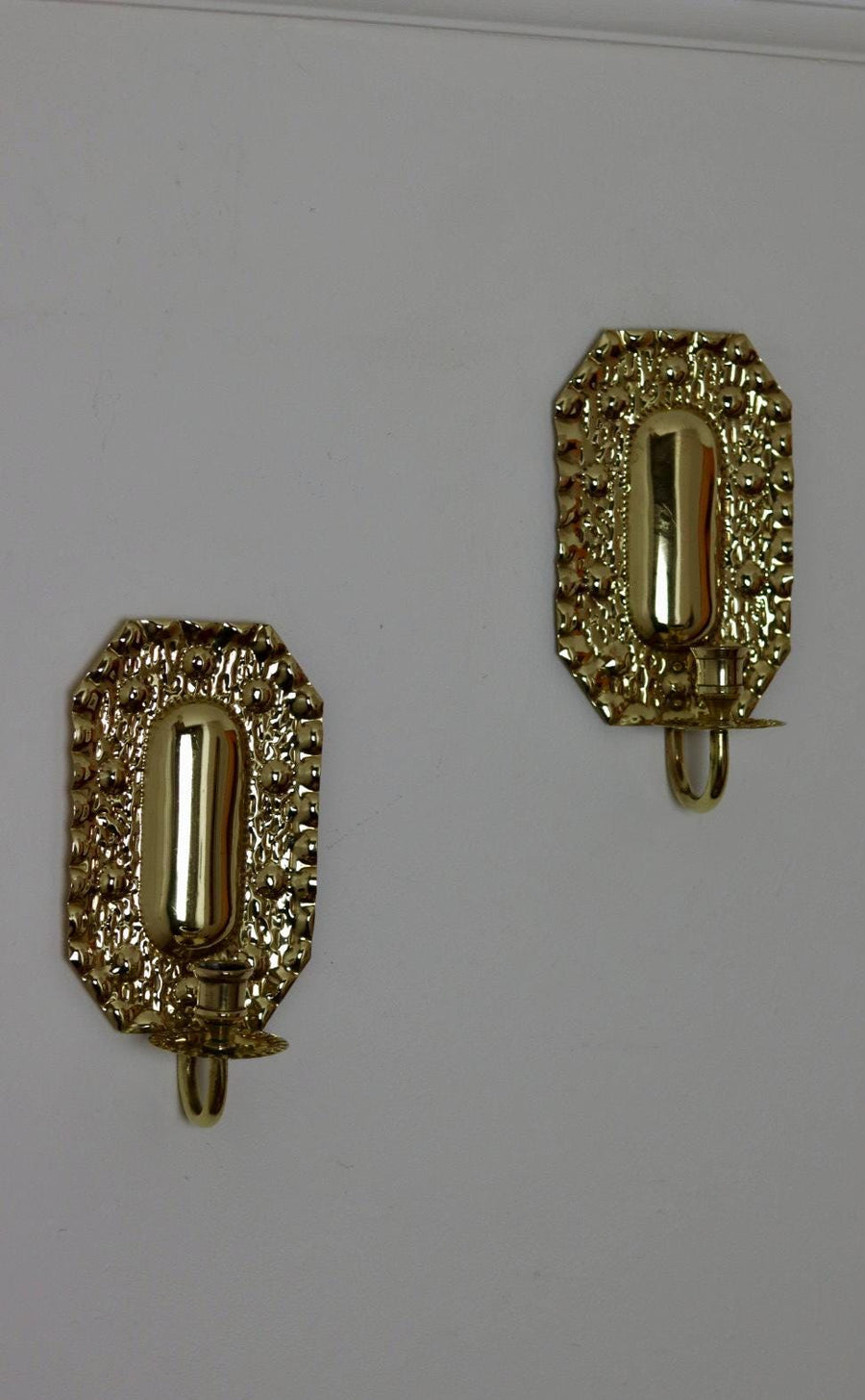 Mid Century Swedish Brass Sconces Noah Ancienne