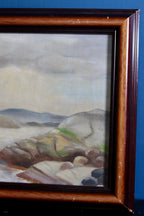 Original Swedish Modernist " Lake " by Gosta Cummings- VIntage and Framed Noah Ancienne