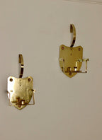 Pair Of Mid Century Swedish Brass Sconces Noah Ancienne