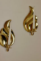 Pair Of Mid Century Swedish Brass Sconces by L. Andersson Fågelmara Noah Ancienne