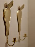 Pair of Mid-Century Swedish Brass Sconces by Arvika Konstsmide Noah Ancienne