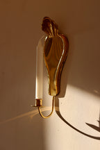 Pair of Mid-Century Swedish Brass Sconces by Arvika Konstsmide Noah Ancienne