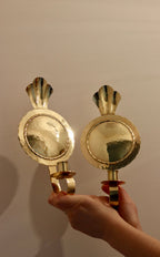 Pair of Mid-Century Swedish Brass Sconces by Arvika Noah Ancienne