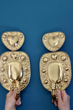 Pair of Swedish Brass Sconces by Thure Rehngren 1978 Noah Ancienne