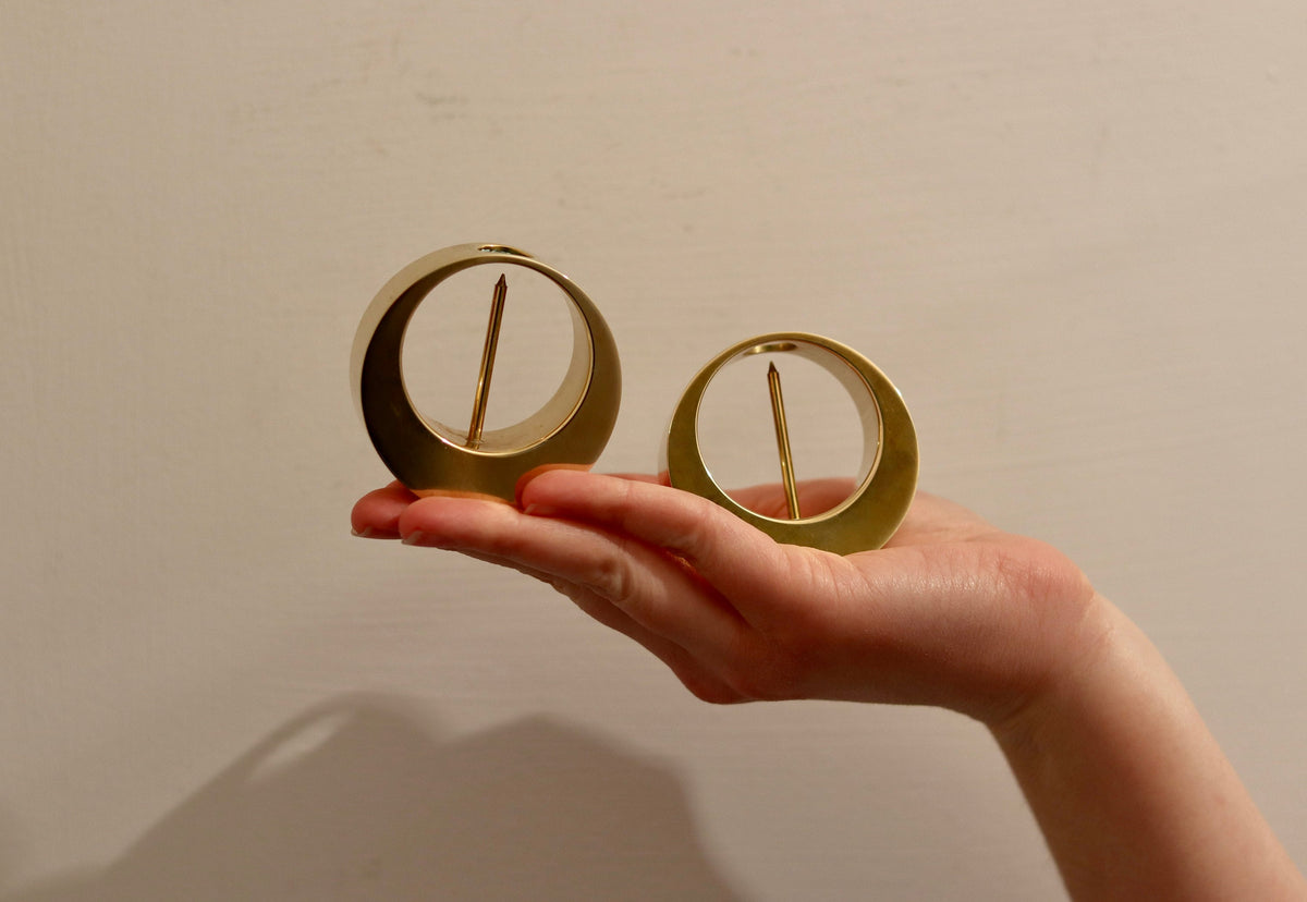 Pair of Swedish Mid-Century Candleholders by Arthur Pe for Kolbäck Noah Ancienne