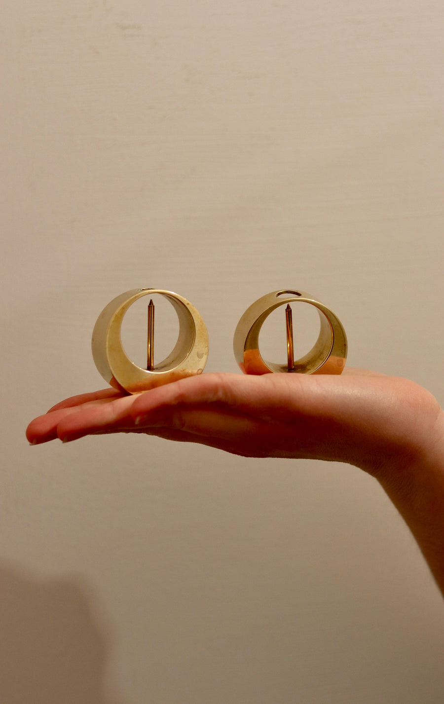 Pair of Swedish Mid-Century Candleholders by Arthur Pe for Kolbäck Noah Ancienne