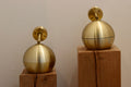 Pair of Vintage Danish Brass Wall Lamps by LYFA Denmark circa 1960s Noah Ancienne