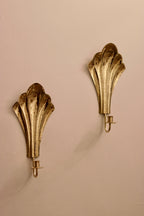 Pair of Vintage Swedish Brass Sconces by Arvika Noah Ancienne