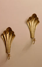 Pair of Vintage Swedish Brass Sconces by Arvika Noah Ancienne