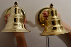 Pair of Vintage Swedish Brass Wall Lamps by Jan Wickelgren, circa 1960s Noah Ancienne
