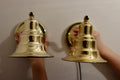 Pair of Vintage Swedish Brass Wall Lamps by Jan Wickelgren, circa 1960s Noah Ancienne