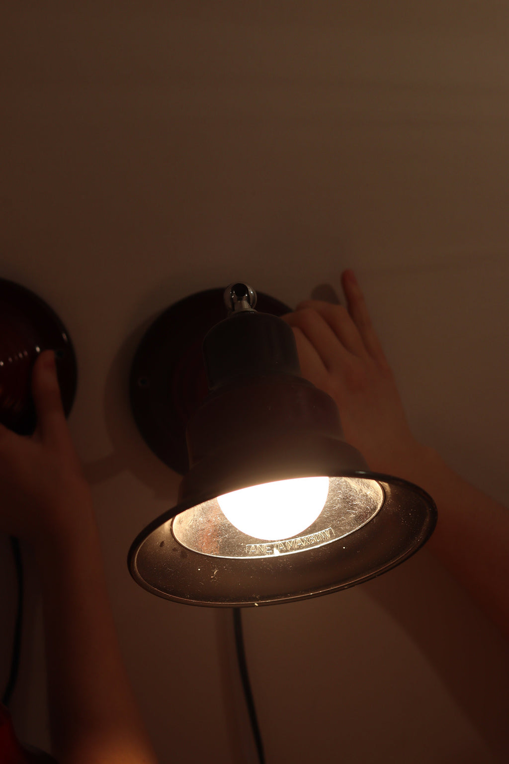 Pair of Vintage Swedish Wall Lamps by Jan Wickelgren, circa 1960s Noah Ancienne