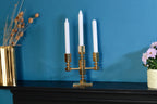 Swedish Brass Candelabra by Lars Akesson Noah Ancienne