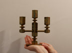 Swedish Brass Candelabra by Lars Akesson Noah Ancienne