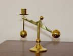 Swedish Brass Candleholder by Scandia circa 1970 Noah Ancienne