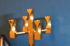 Swedish Brass Five Arm Candelabra by Lars Åkesson for Vallonmässing Noah Ancienne