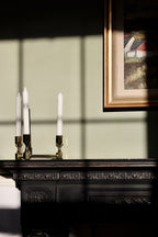 Triangular Brass Candelabra by Lars Bergsten for Gusum, Sweden, 1980s Noah Ancienne