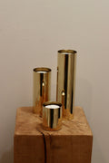Trio of Mid-Century Brass Tea light Holders Noah Ancienne
