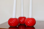 Trio of ceramic candleholders Noah Ancienne
