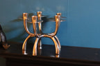 Vintage Chrome Candelabra Noah Ancienne