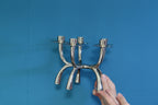 Vintage Chrome Candelabra Noah Ancienne