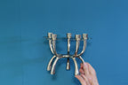 Vintage Chrome Candelabra Noah Ancienne