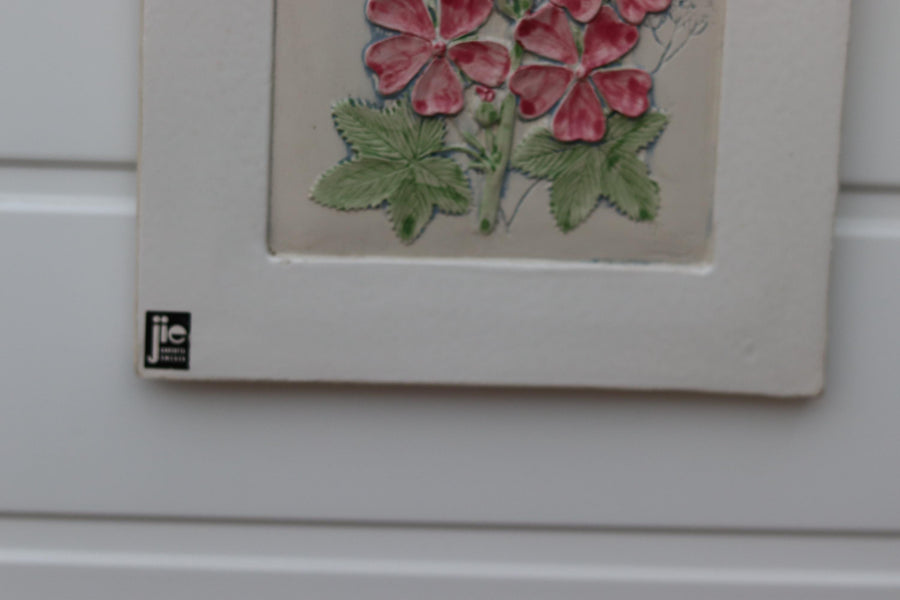 Vintage Jie Gantofa Ceramic Wall Plaque Noah Ancienne