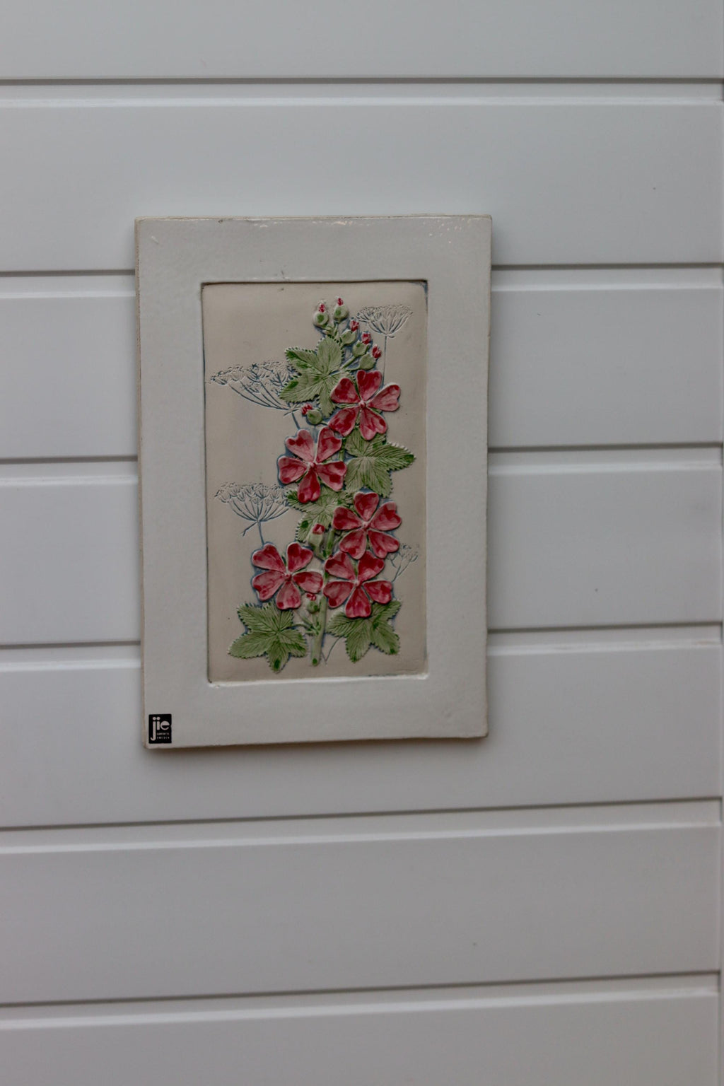 Vintage Jie Gantofa Ceramic Wall Plaque Noah Ancienne