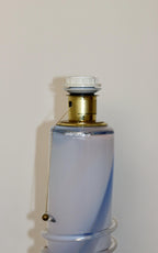 Vintage glass table lamp by Hannelore Dreutler, Studio Åhus, Sweden, 1990's Noah Ancienne