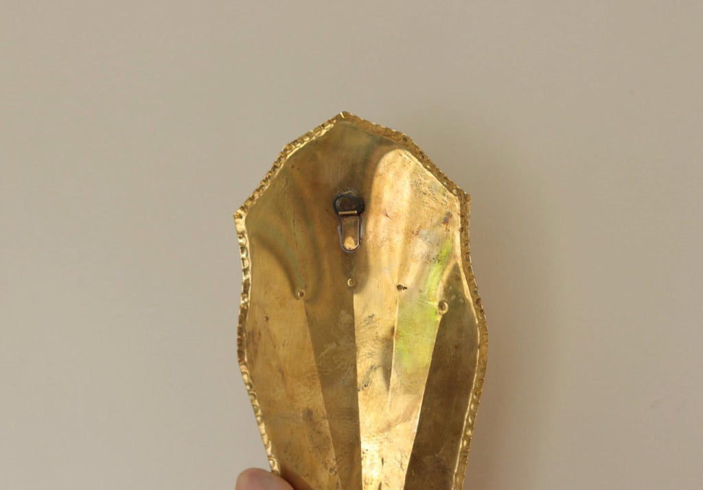 Pair Of Mid Century Swedish Brass Sconces