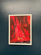 “Abstract Composition in Red” by Rune Pettersson