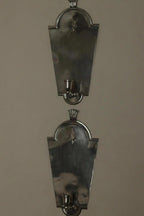 Pair of Mid Century Swedish Pewter Sconces by Svenskt Tenn
