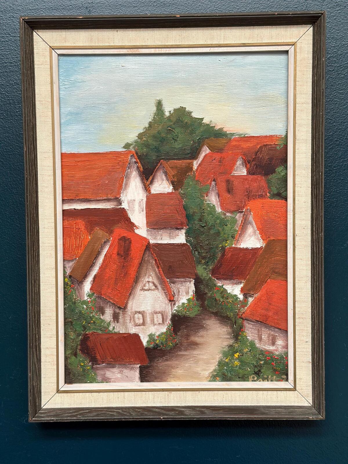 Village with Red Roofs