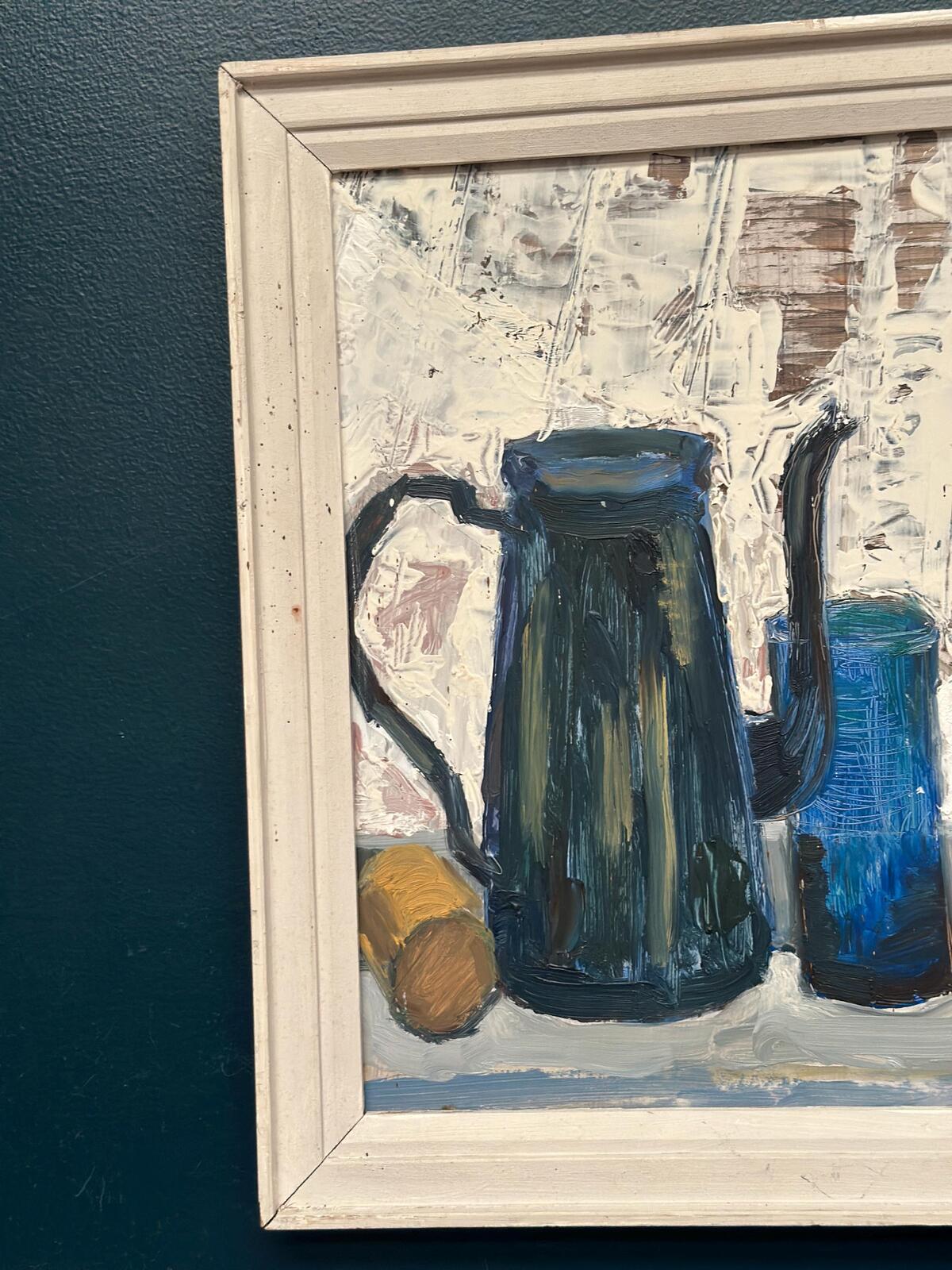 “Still Life with Jug and Blue Glass”