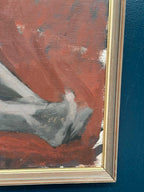 “Reclining Lady on Red Couch” by Vilhelm Blomquist
