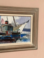 “Marine Scene” attributed to Gösta Stawåsen