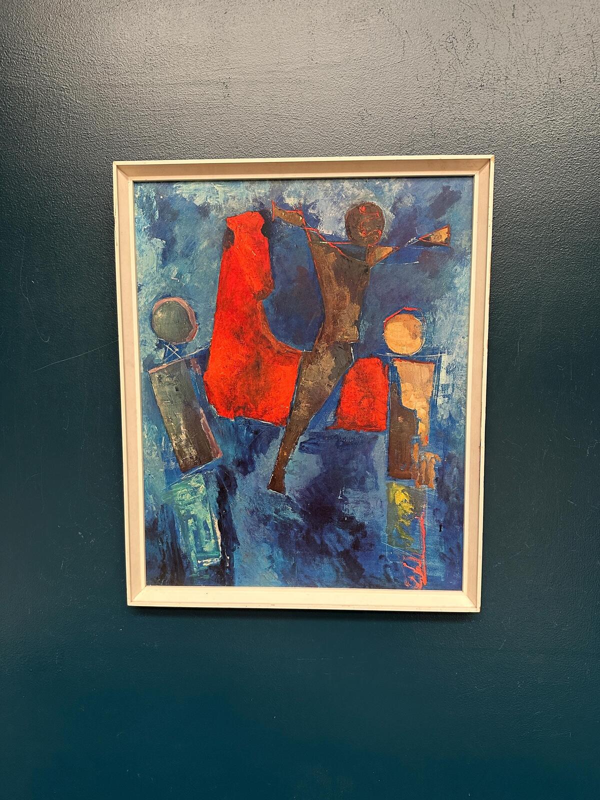 “PRÆSENTATION I BLÅT” by Marino Marini