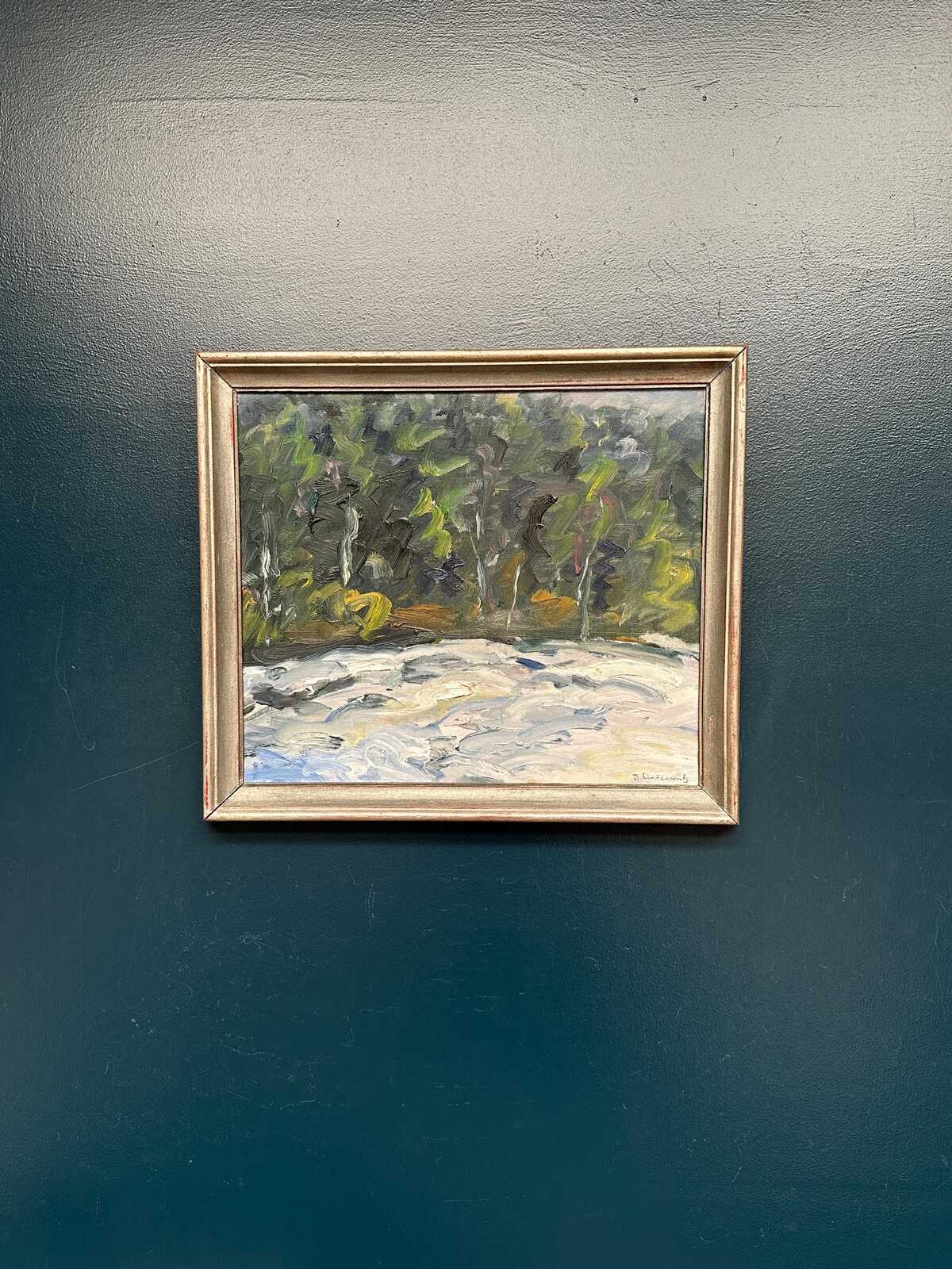 “Vinterlandskap” by Bertil Lindecrantz