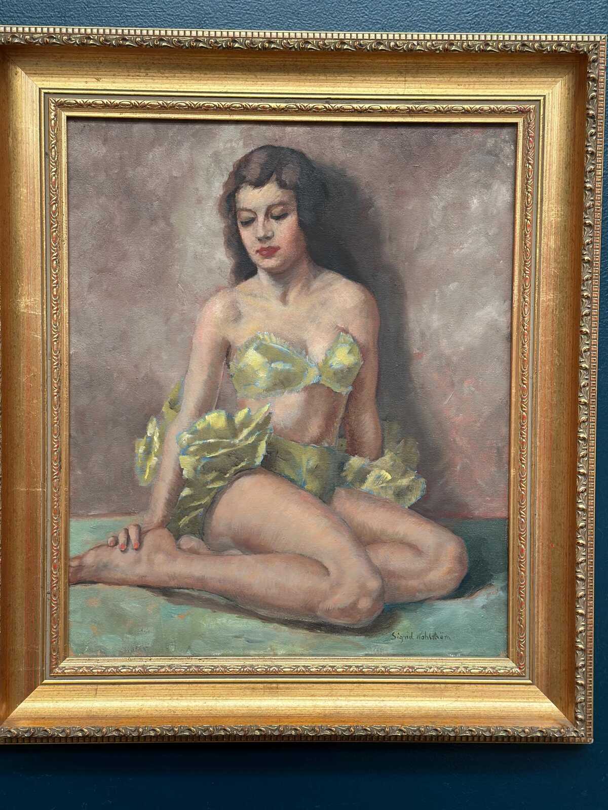 “Seated Woman” by Sigrid Wahlström de Rougemont