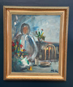 “Interior with Girl” by Göte Lundberg