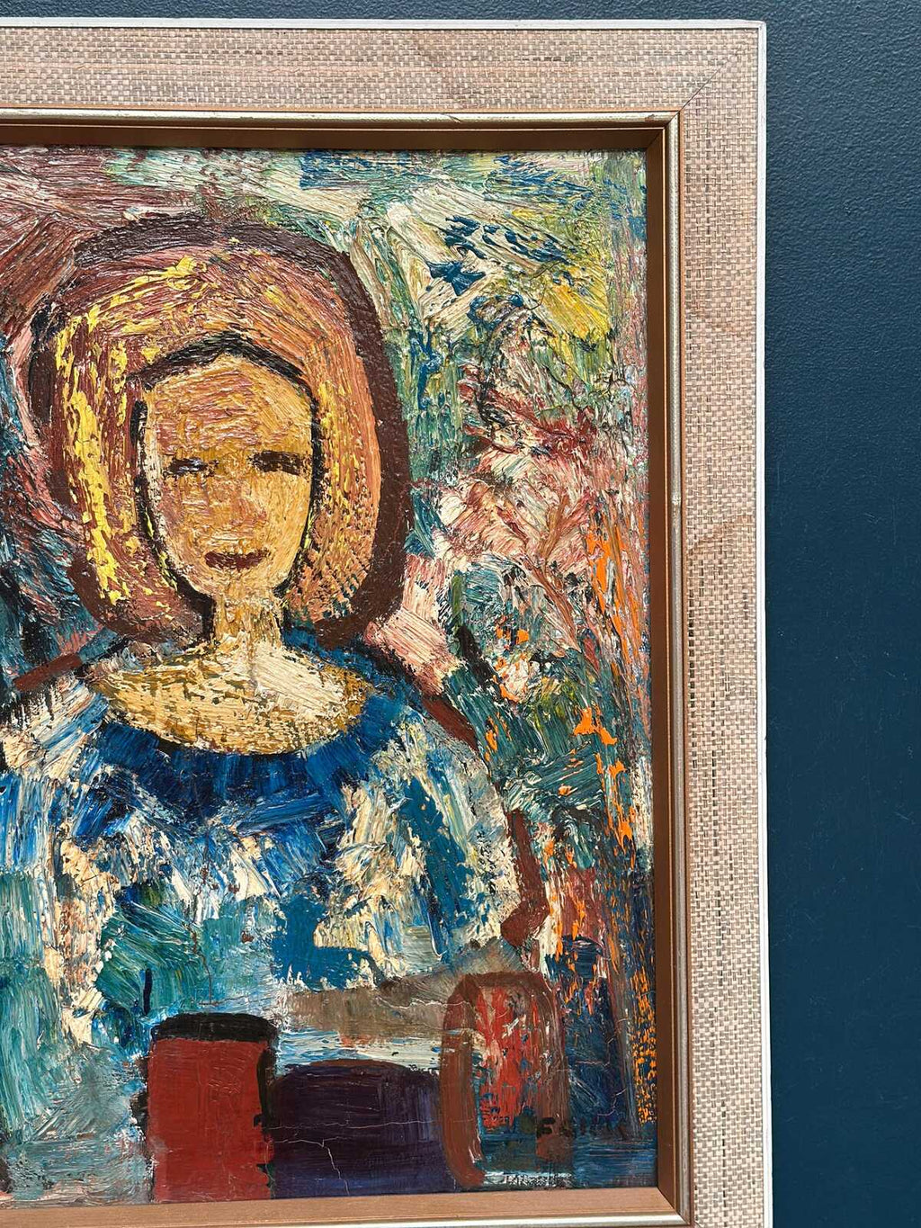 “Woman in Blue” by Gösta Falck