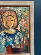 “Woman in Blue” by Gösta Falck